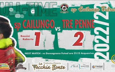 Futsal Cailungo vs Tre Penne disfatta 1-2