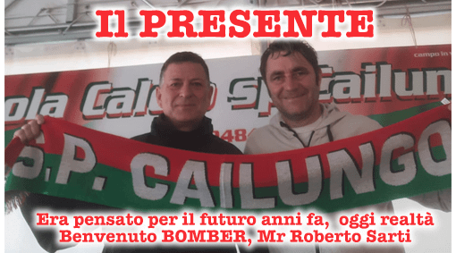 E' il nuovo allenatore del Cailungo Calcio. Bomber Mr Roberto Sarti