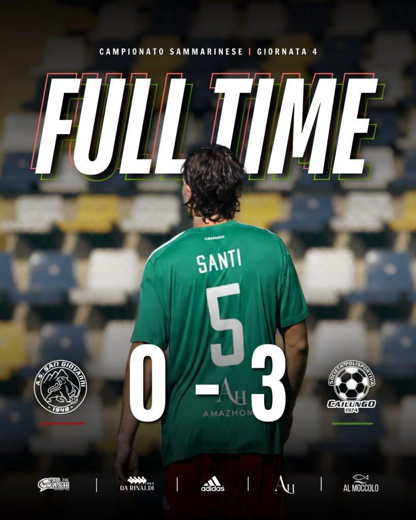 Cailungo calcio - quanta giornata Derby VINTO