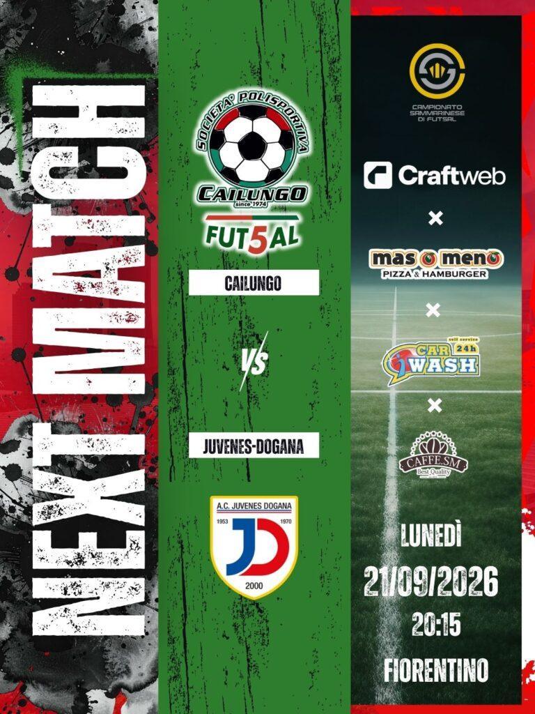 CAILUNGO FUTSAL torna il campionato futsal